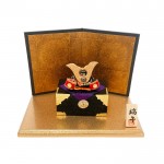 （ミニ）和柄長持兜飾り★